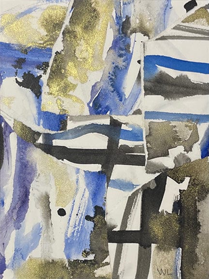 Wayne Leidenfrost painting Kind of Blue Art Works Gallery