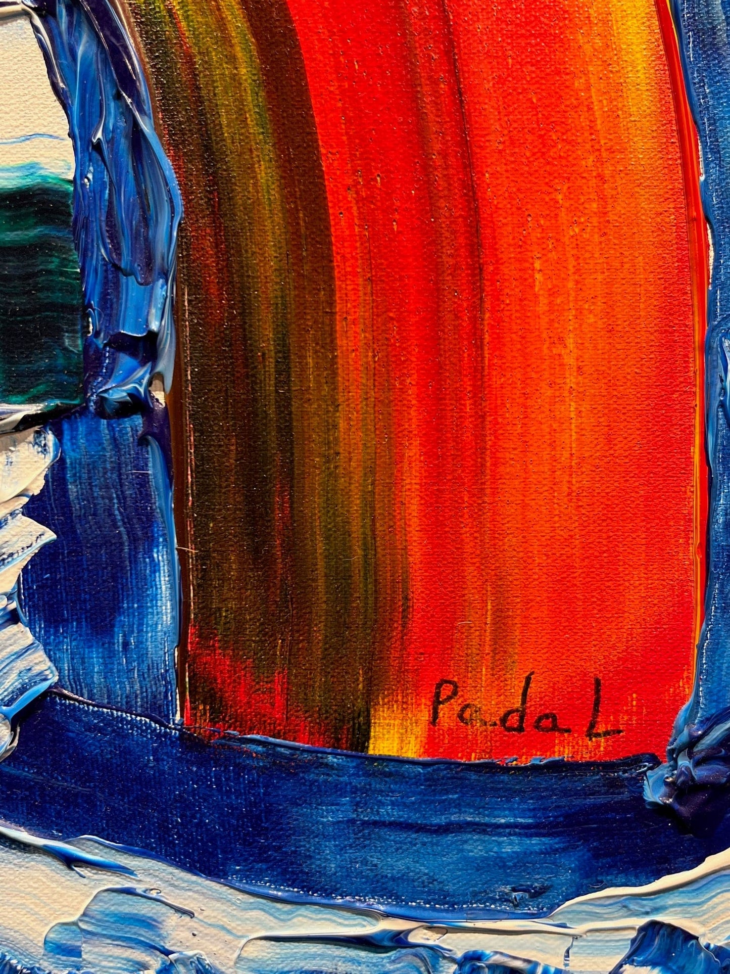 Yuri Padal painting Firecrackers Art Works Gallery