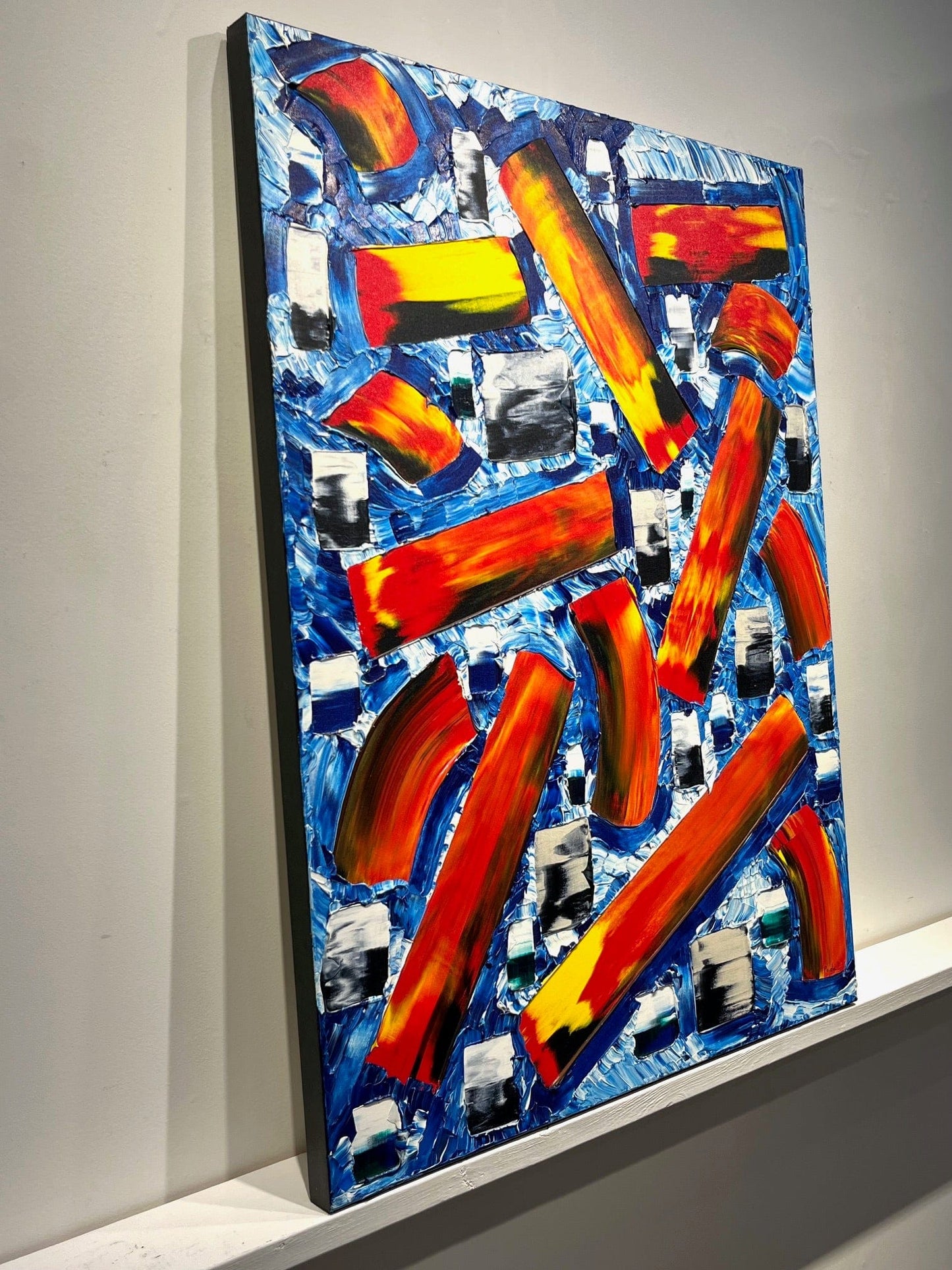 Yuri Padal painting Firecrackers Art Works Gallery