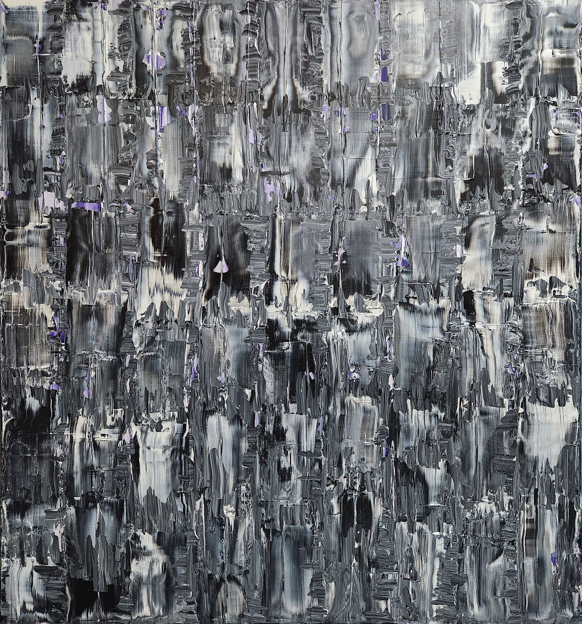 Yuri Padal painting Grey and Purple Art Works Gallery