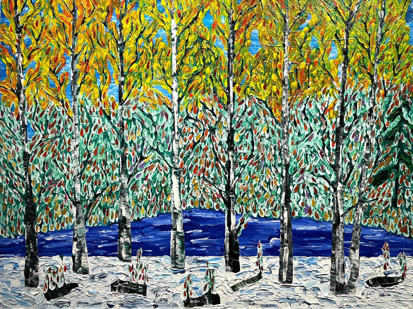 Yuri Padal painting Landscape (Winter) Art Works Gallery