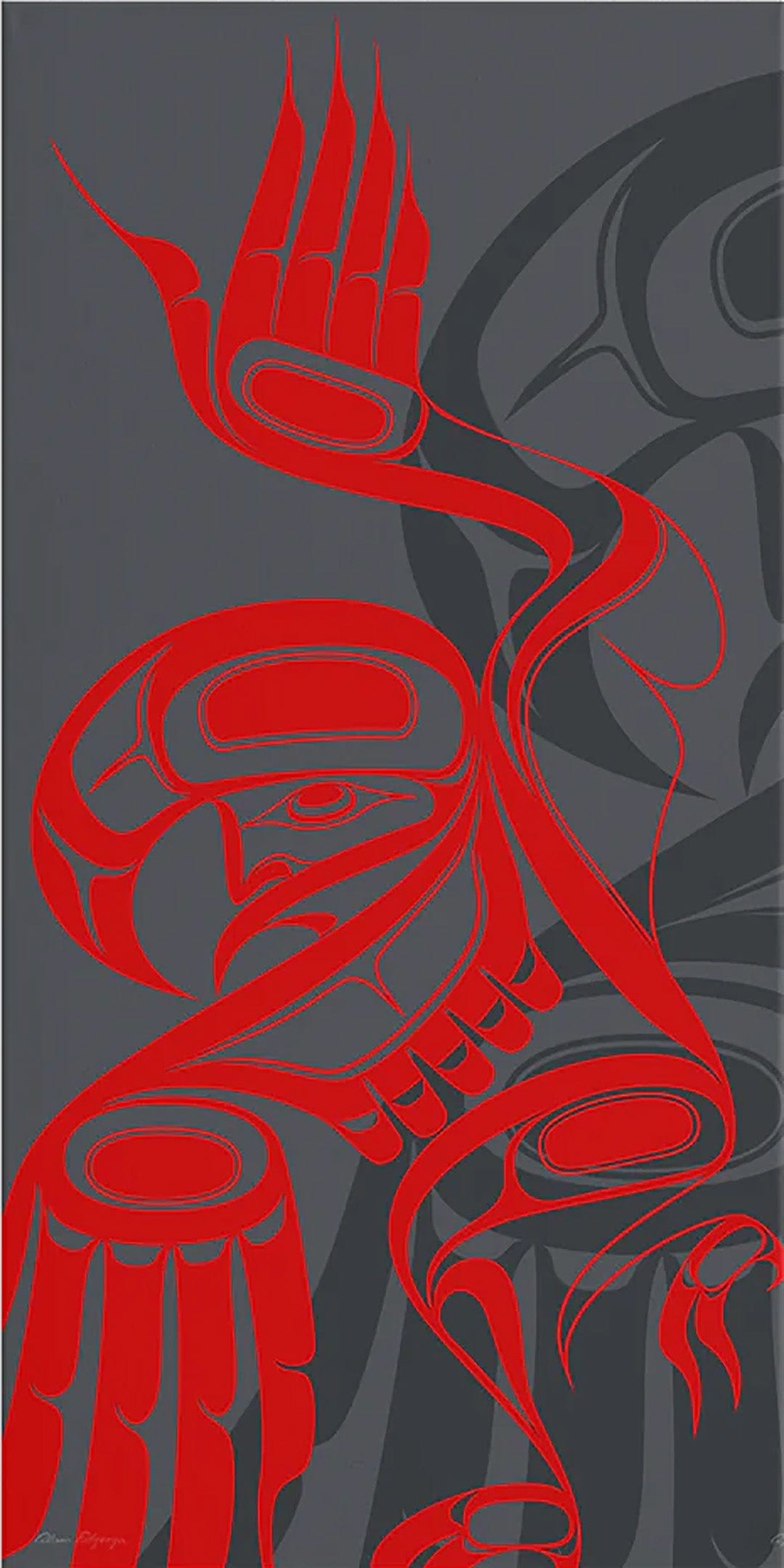 Alano Edzerza limited edition Eagle Dancer Canvas Wrap Art Works Gallery