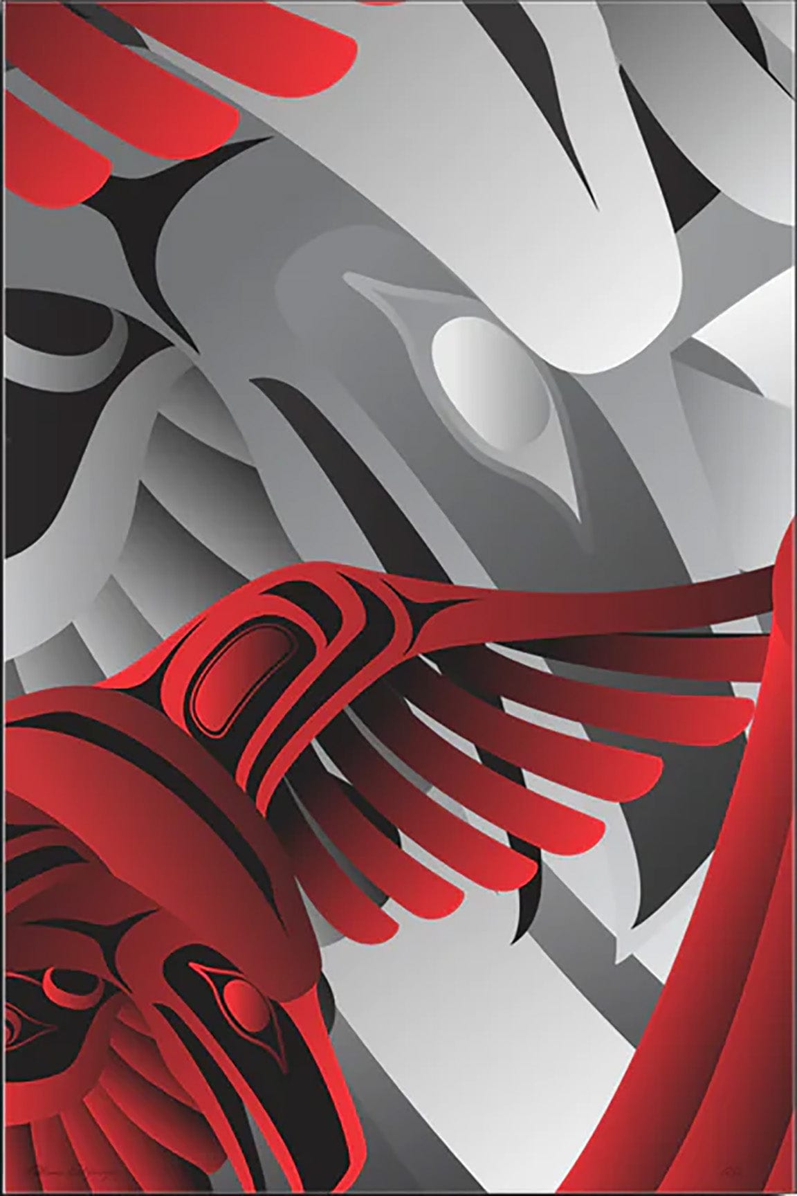 Alano Edzerza limited edition Gift of the Raven 2/3 Art Works Gallery