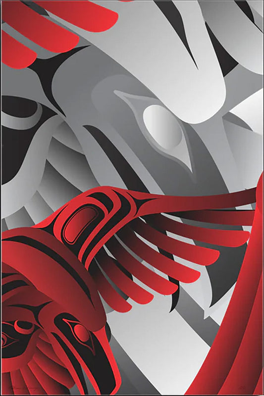 Alano Edzerza limited edition Gift of the Raven 2/3 Art Works Gallery