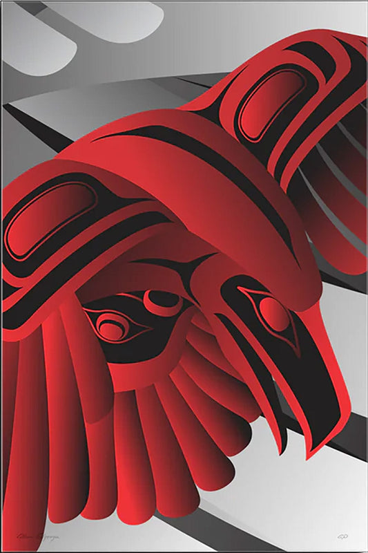 Alano Edzerza limited edition Gift of the Raven 3/3 Art Works Gallery