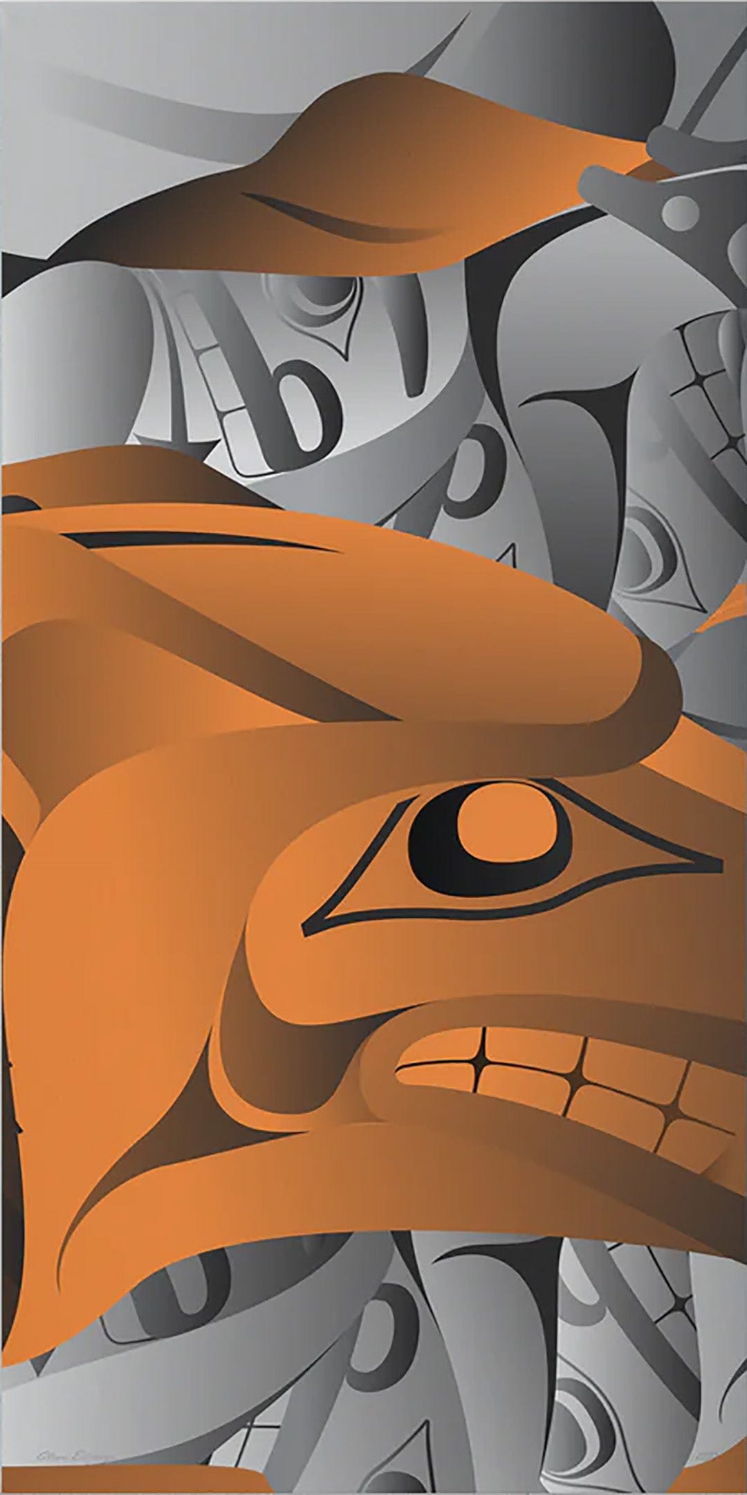 Alano Edzerza limited edition Hunting 1/3 Art Works Gallery