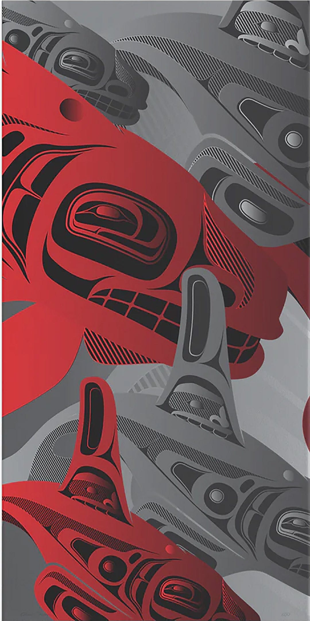 Alano Edzerza limited edition Making Waves 1/3 Art Works Gallery