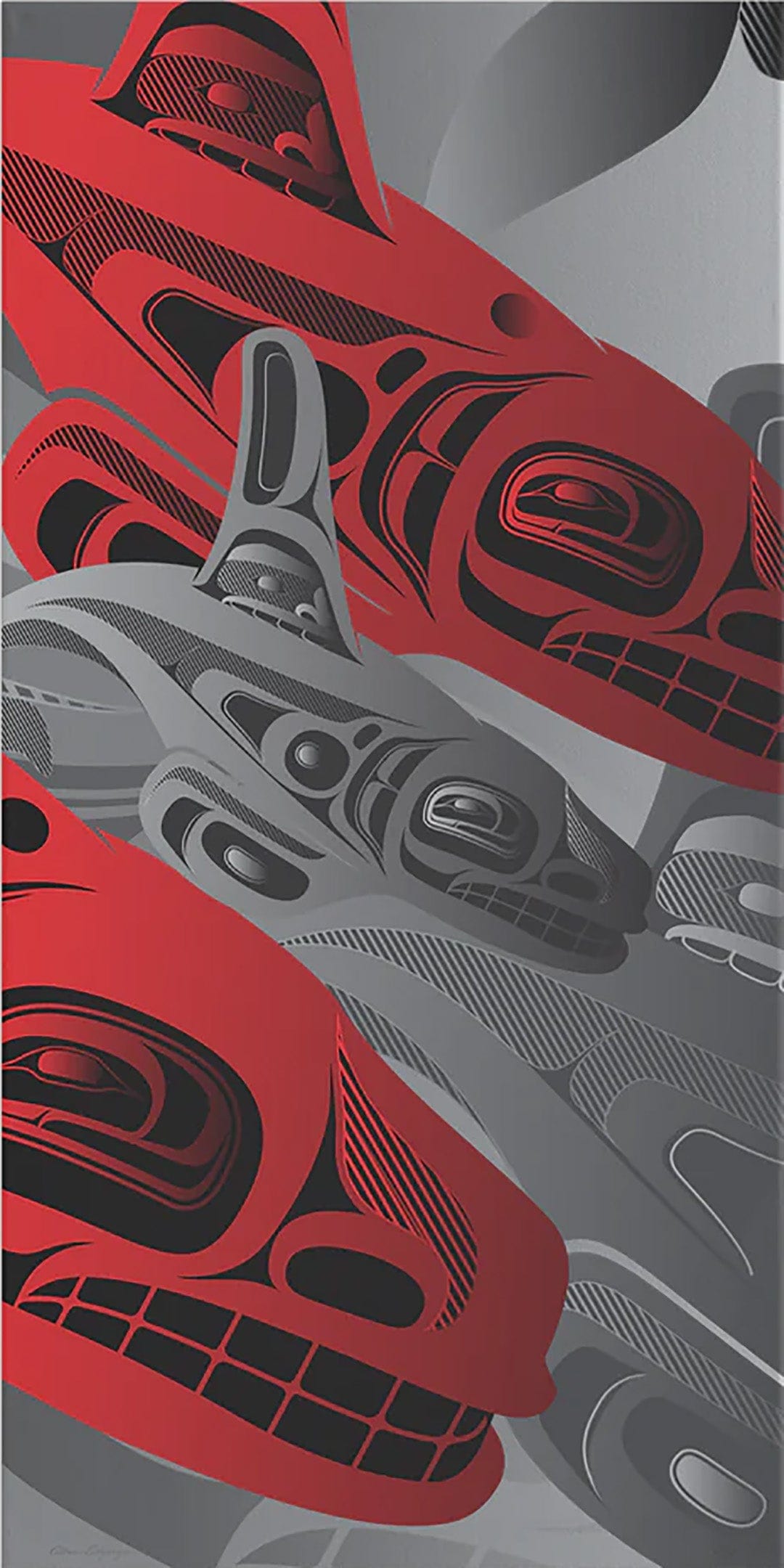 Alano Edzerza limited edition Making Waves 3/3 Art Works Gallery