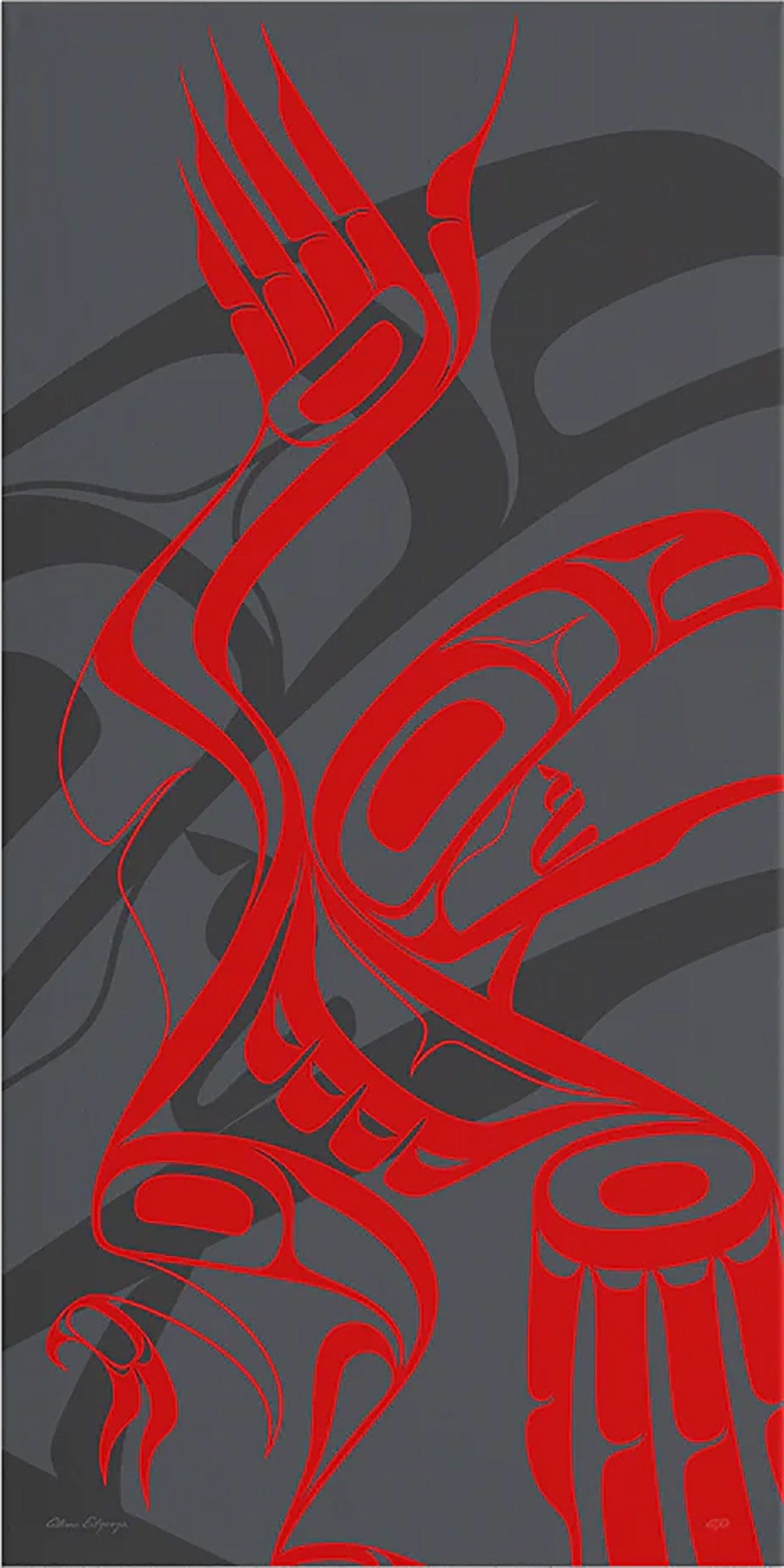 Alano Edzerza limited edition Raven Dancer Art Works Gallery