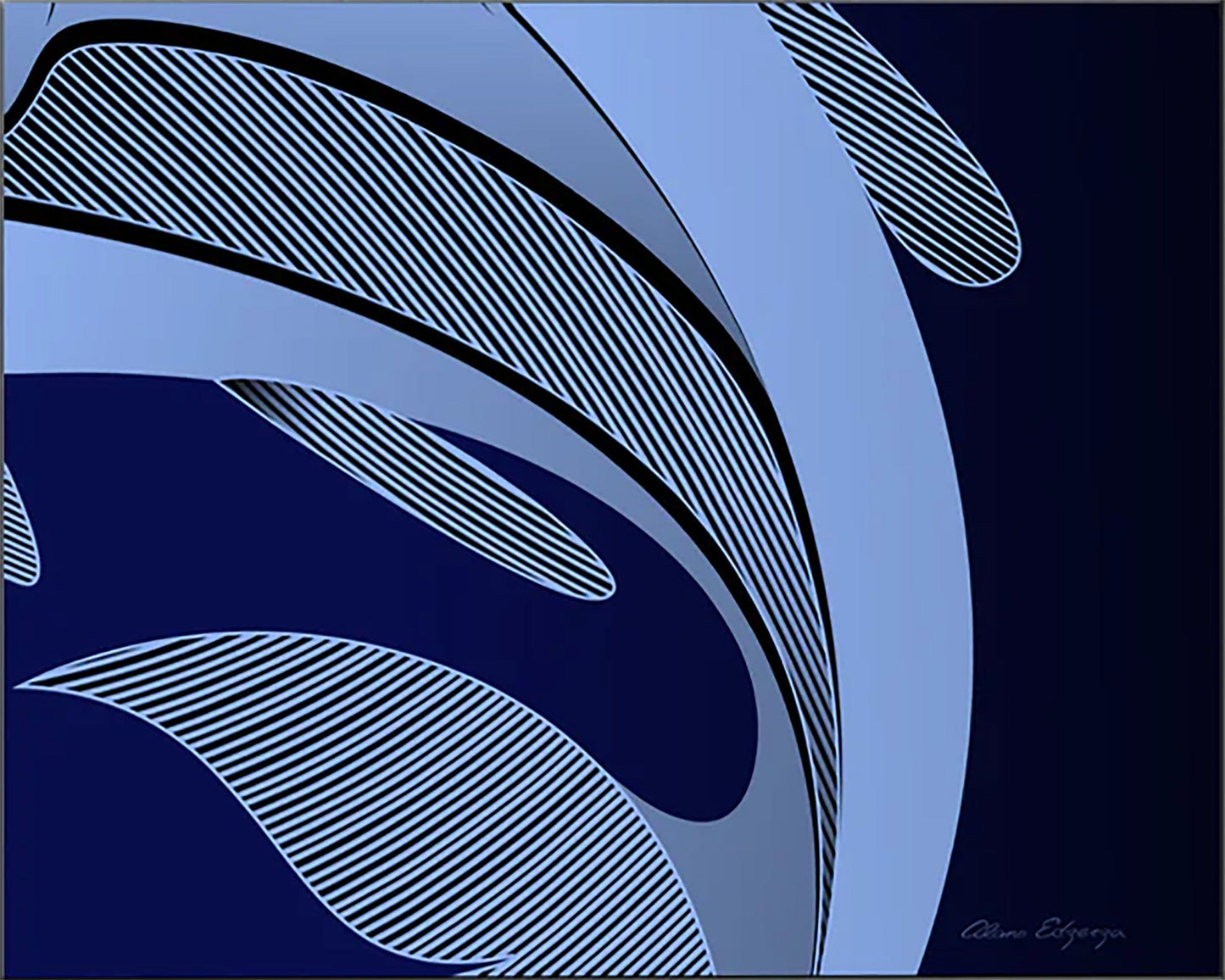 Alano Edzerza limited edition Salmon Blues 6/6 Art Works Gallery