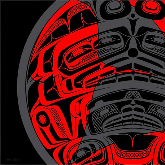 Alano Edzerza limited edition Tooth-Tah Paper Canvas Art Works Gallery
