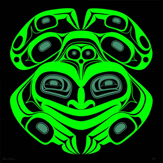 Alano Edzerza limited edition Wise Frog Art Works Gallery
