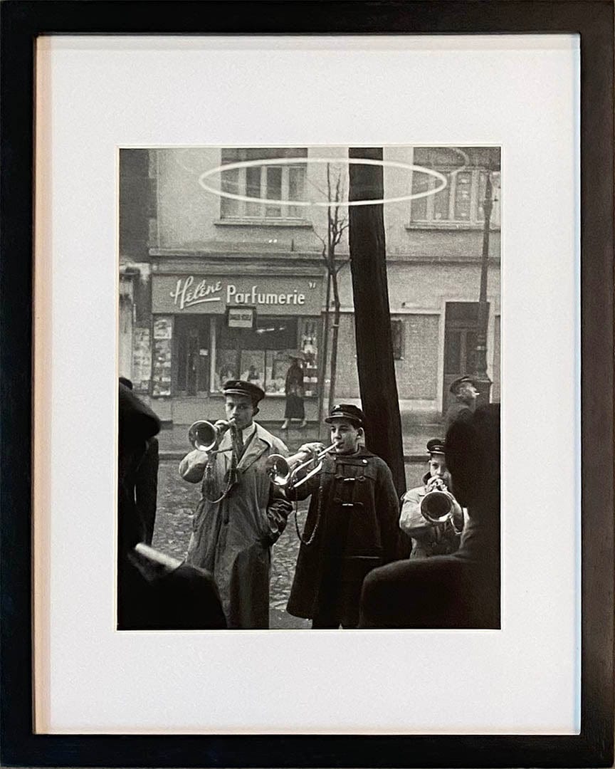 Brent Hannon photo Salvation Army Saints Paris 1957, framed Art Works Gallery