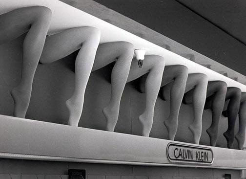 Brent Hannon photo Stocking Display San Fran, CA 1991 Art Works Gallery
