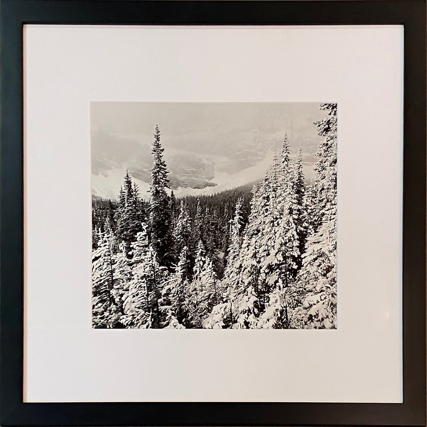 Clay Davidson photo Crowfoot Glacier Alberta 1/10, framed Art Works Gallery