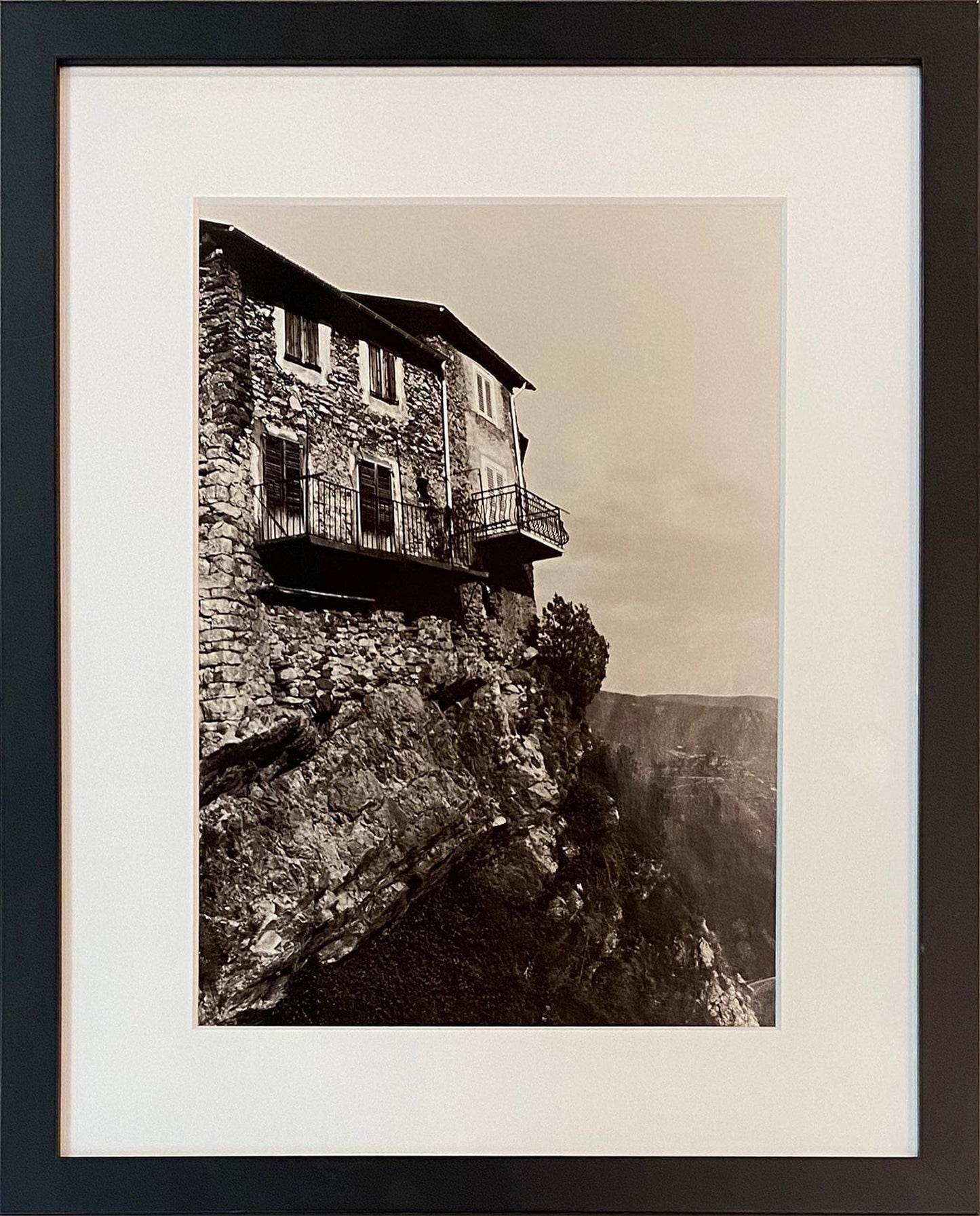 Clay Davidson photo Home on Cliff Roure, France, framed Art Works Gallery