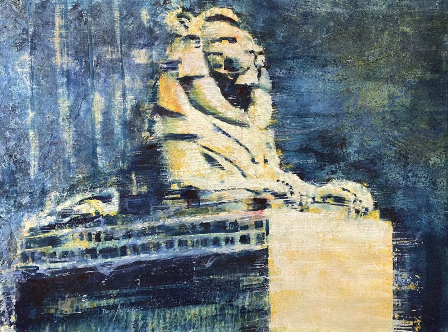 David Antonides painting Lion Art Works Gallery