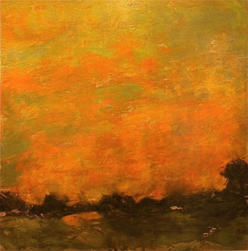 Debra Van Tuinen painting Morning Light - Italian Landscape Art Works Gallery