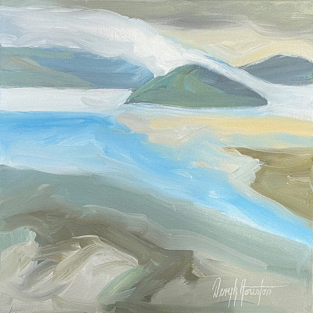 Deryk Houston painting Drifting Cloud Art Works Gallery