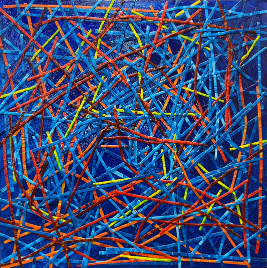Deryk Houston painting Floating Strands Art Works Gallery