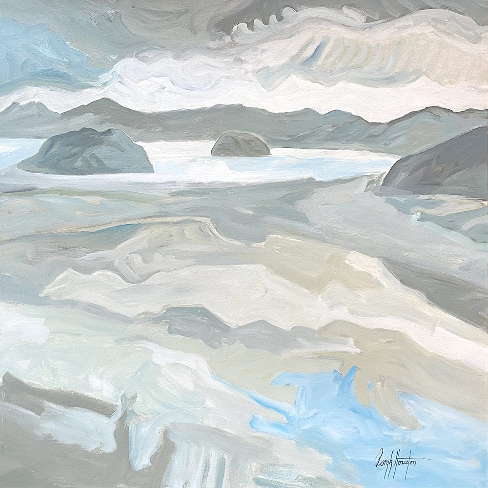 Deryk Houston painting Folds of Light Art Works Gallery