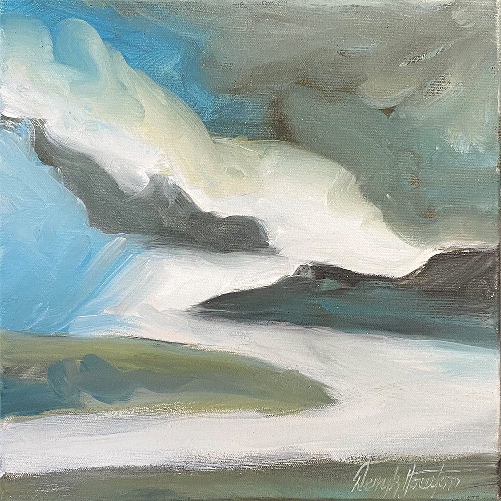 Deryk Houston painting Wind Shear Art Works Gallery