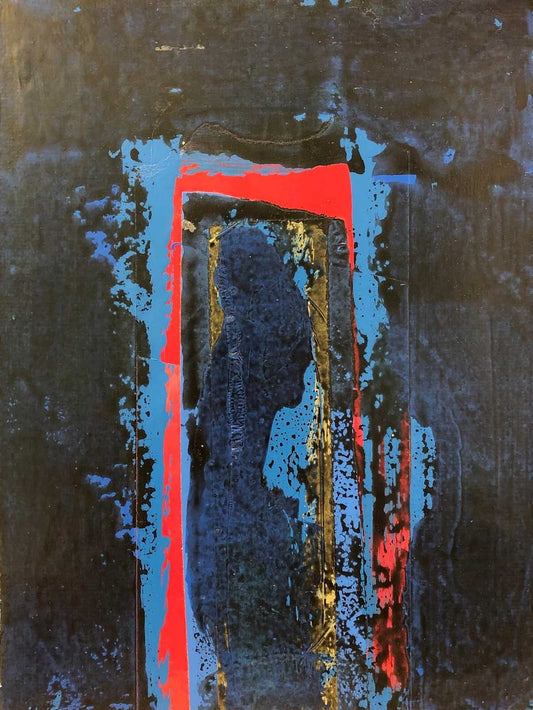 Eldon Underhill painting Blue Threshold Art Works Gallery