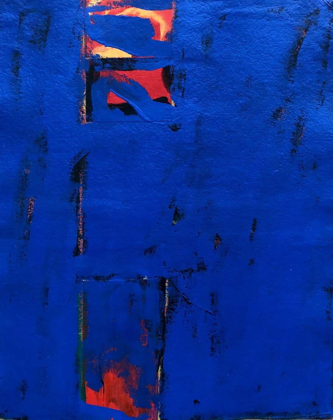 Eldon Underhill painting Totem Blue Art Works Gallery