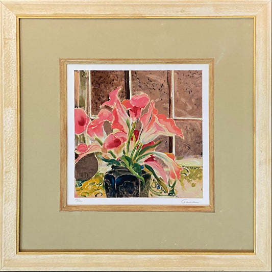 Ellen Gunn limited edition Floral S/L Collection GE244, framed Art Works Gallery