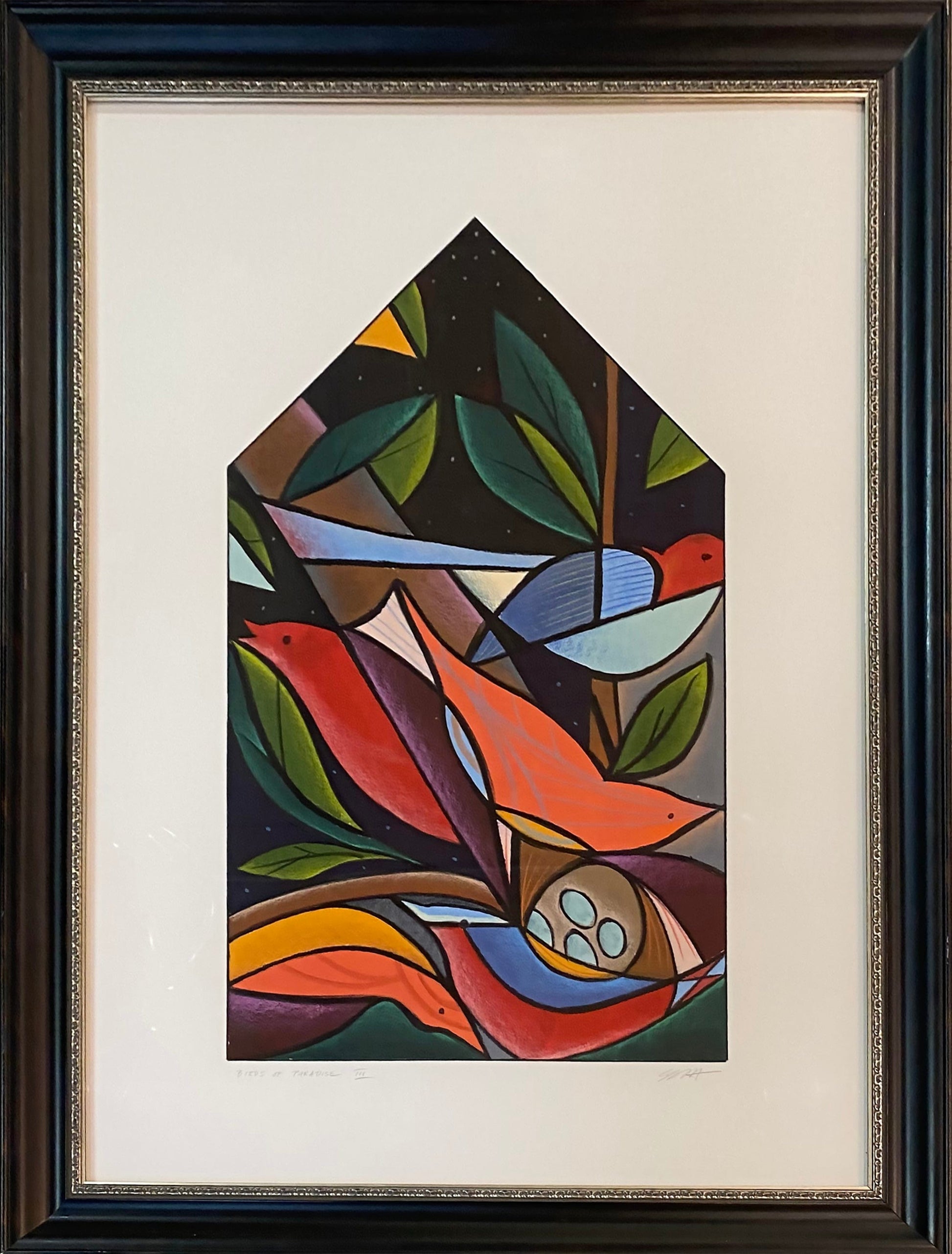 Gronowski Birds Of Paradise III, framed Art Works Gallery