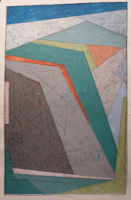 Helen Sayshen Shallow Plane III - Med Art Works Gallery