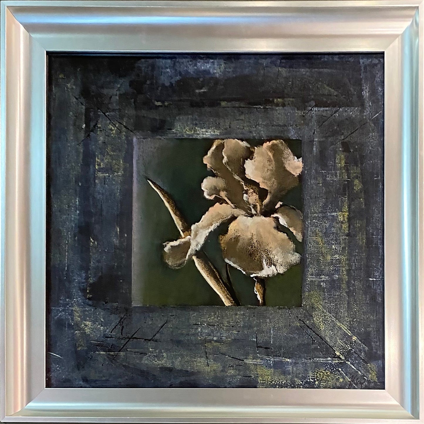 Helen Zarin Floral Glance Ls, framed Art Works Gallery