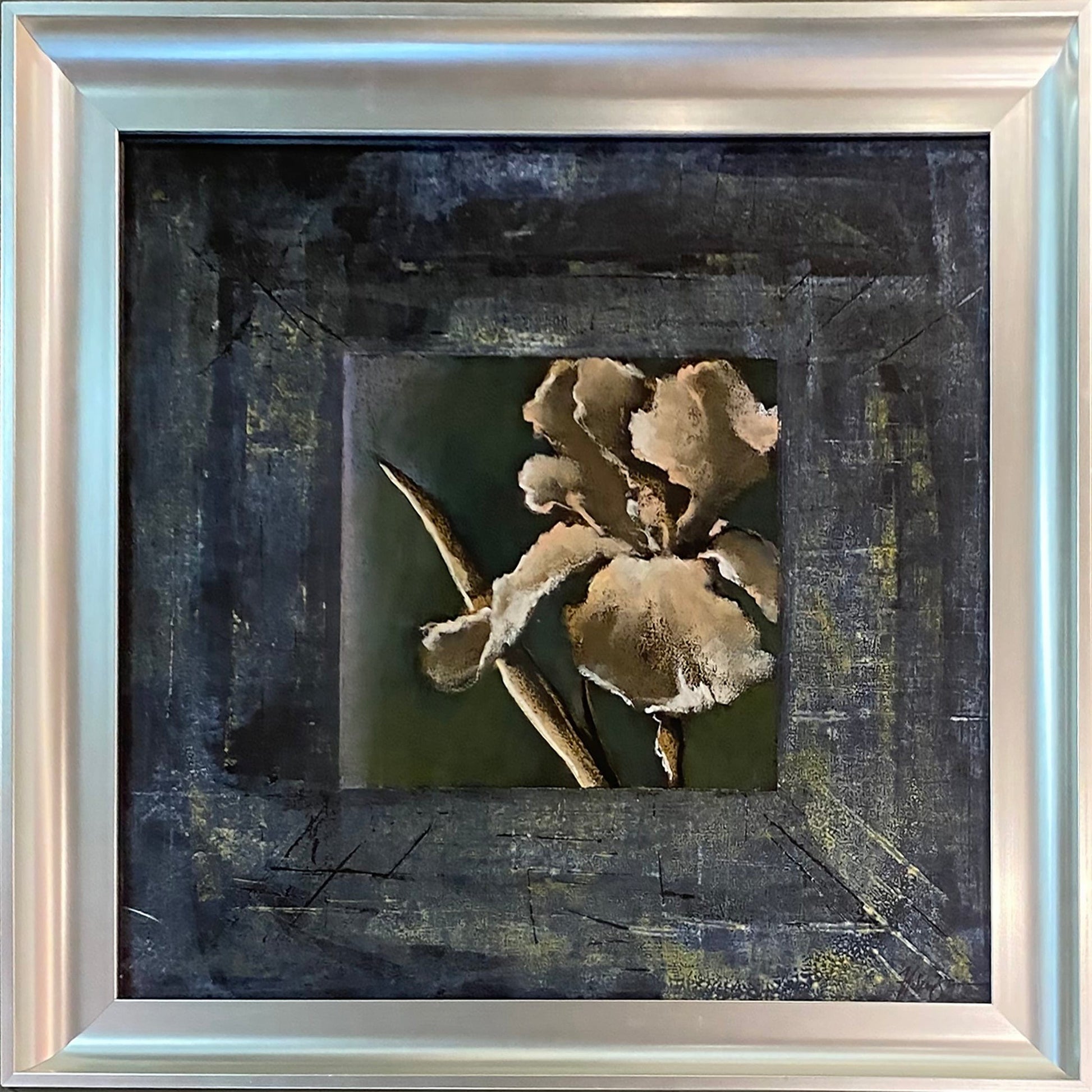 Helen Zarin Floral Glance Ls, framed Art Works Gallery