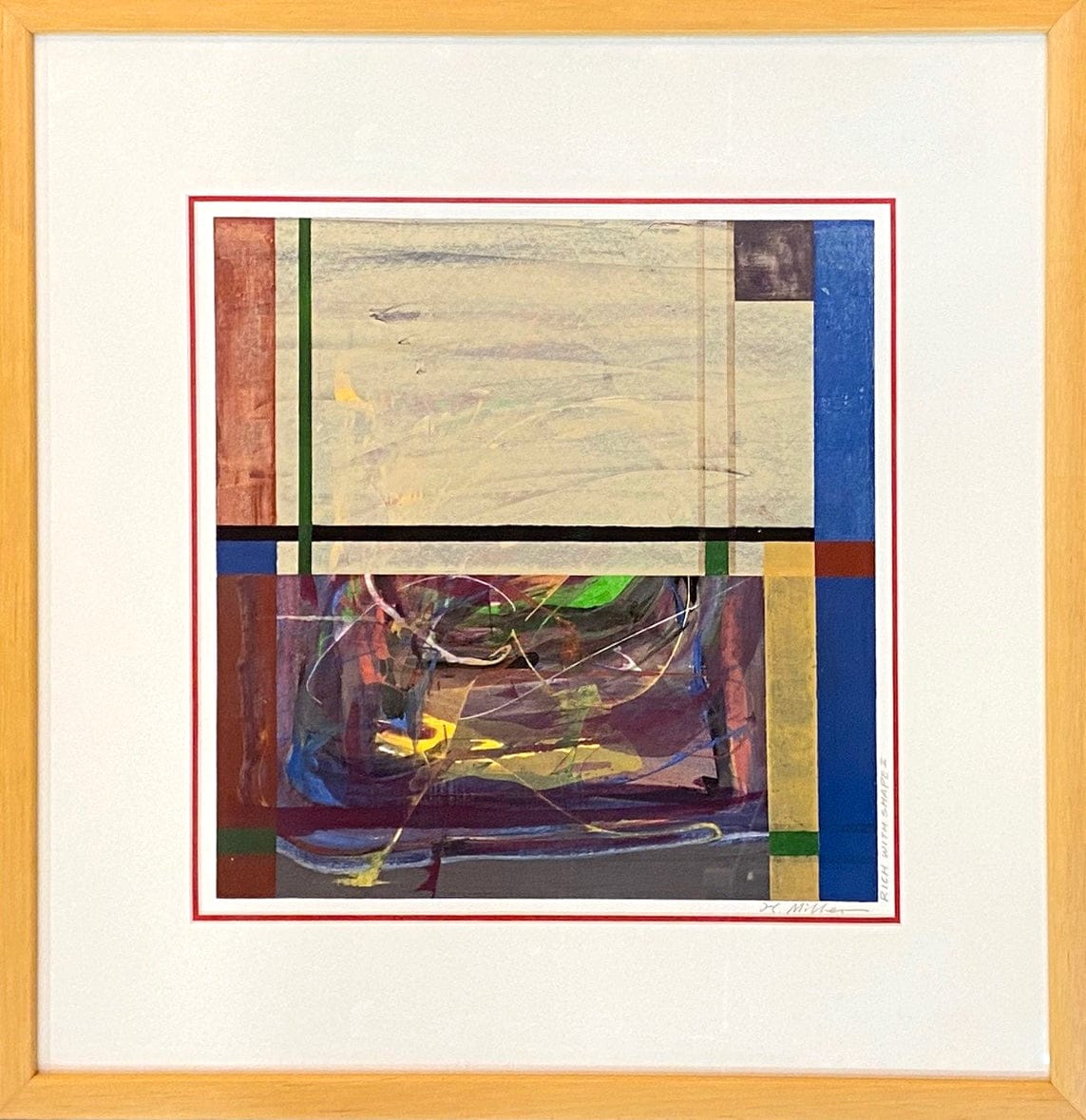 Henry Miller Rich With Shape, framed Art Works Gallery