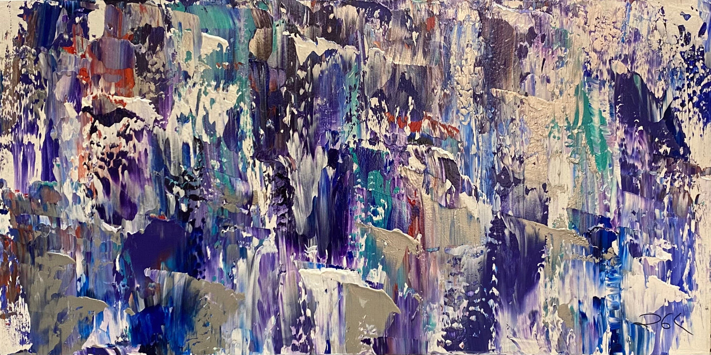 Jean-Gabriel Lambert painting Cascade #4 Art Works Gallery