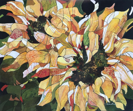 Joyce Kamikura painting Touched by Magic Wind Art Works Gallery