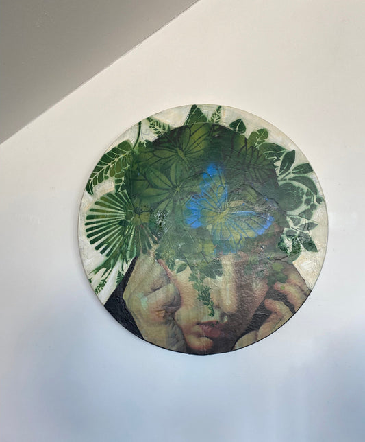 Julia Rivera painting Feelings come and go like clouds in a windy sky conscious breathing is my anchor Art Works Gallery