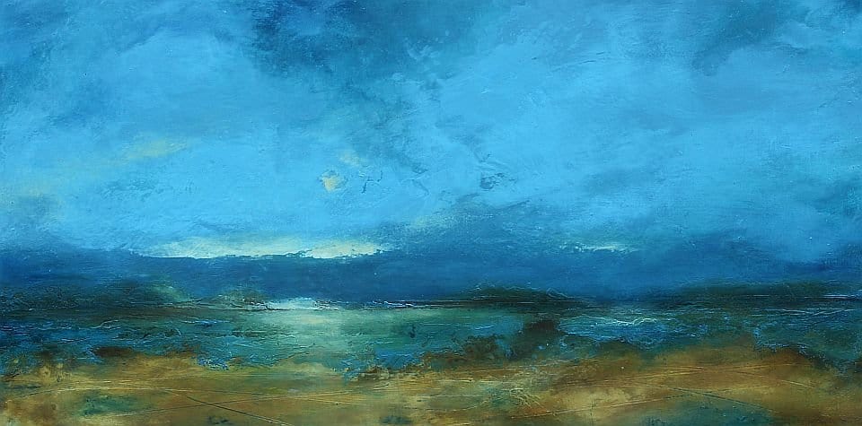 Kathleen Menges painting Last Light Art Works Gallery
