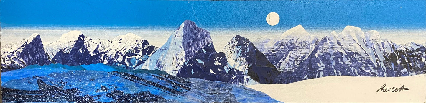 Ken Prescott painting Winter Moon Art Works Gallery