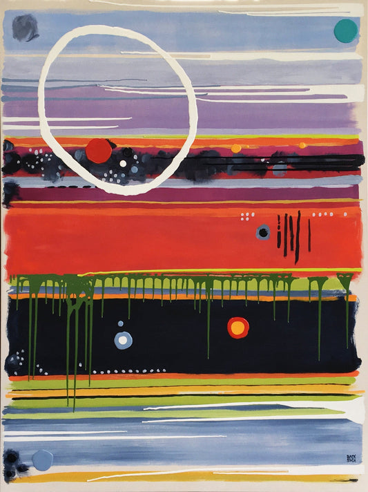 Kimberly Blackstock painting Improv Art Works Gallery