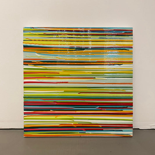 Kimberly Blackstock painting Saturday at Dawn II Art Works Gallery