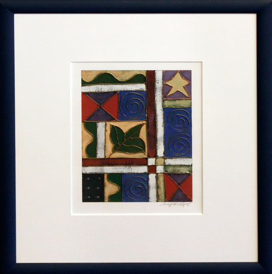 Lee Phillips Textural #D1106, framed Art Works Gallery