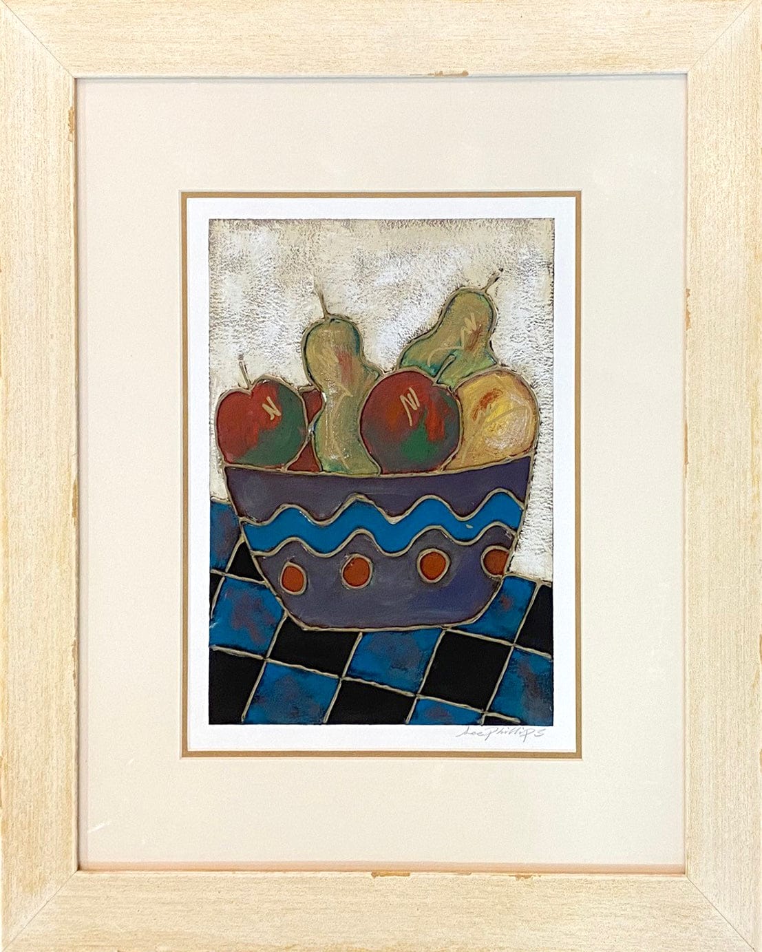 Lee Phillips Textural #D2083, framed Art Works Gallery