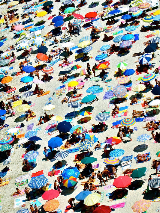 Linda Gallo painting Italian Beach Umbrellas Art Works Gallery