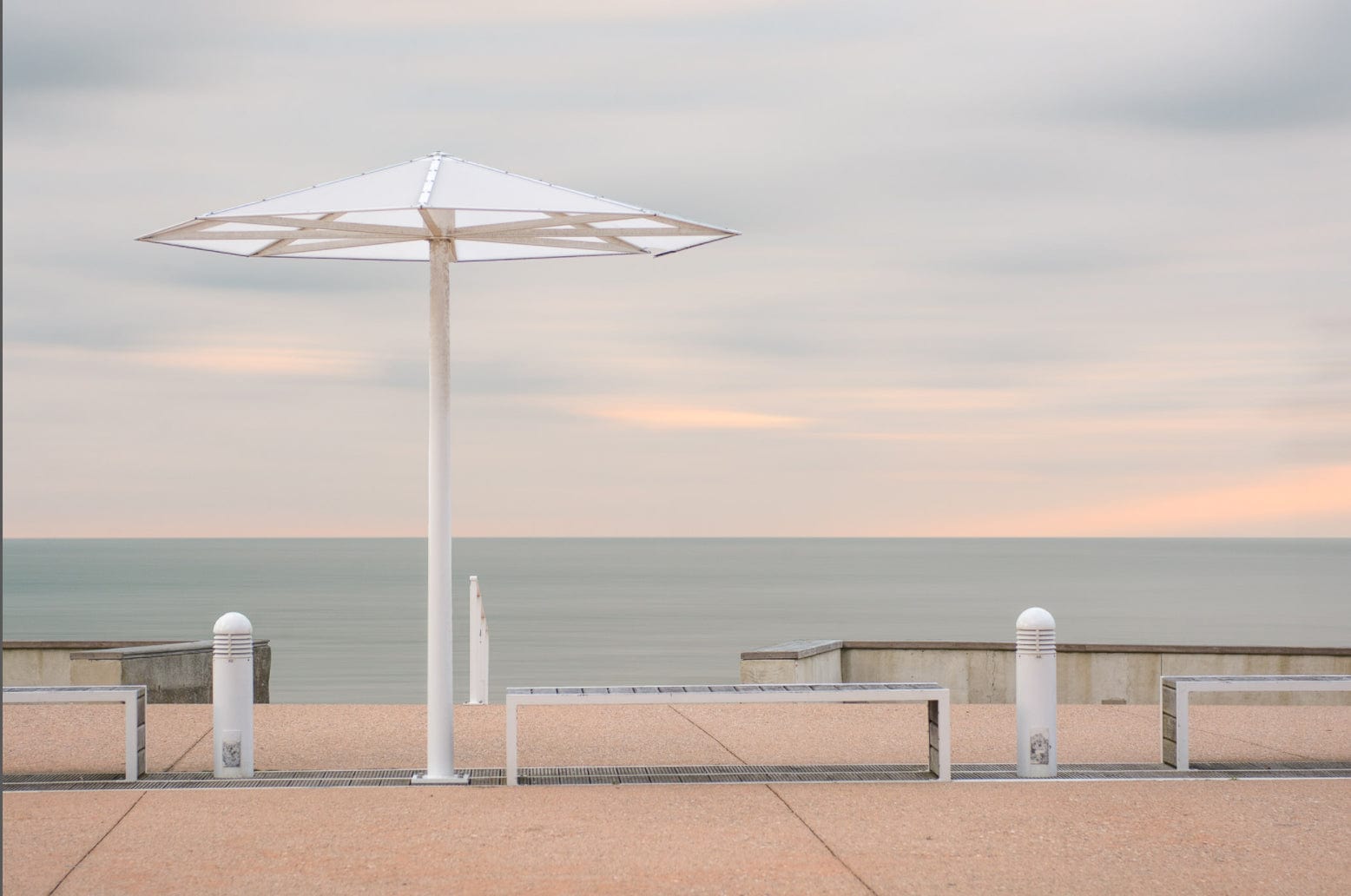 Marilaine Delisle photo Shelter by the Sea, framed Art Works Gallery