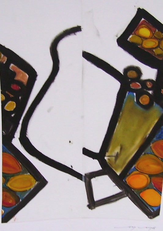 Mary Mackey Mythos, framed Art Works Gallery