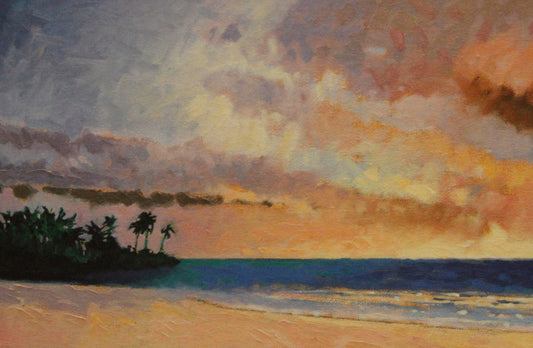 Max Hayslette limited edition Tropical Suite I - Beach Art Works Gallery