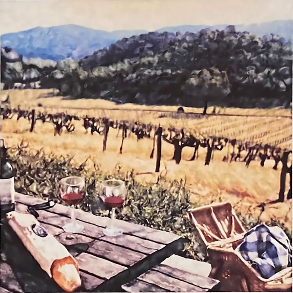 Paige Rodriguez limited edition Cabernet, framed Art Works Gallery
