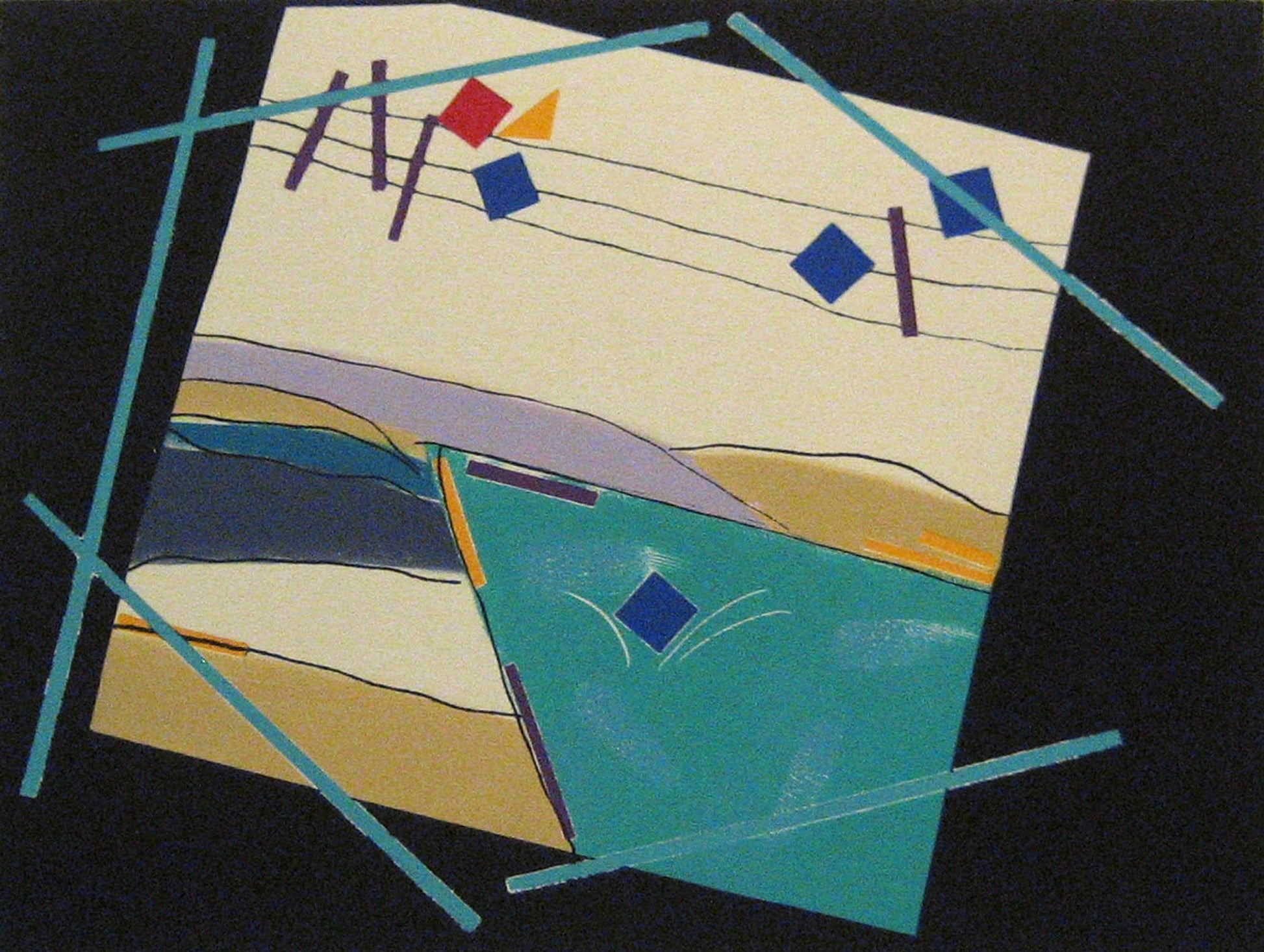 Paul Taylor Walking on the Line I Art Works Gallery