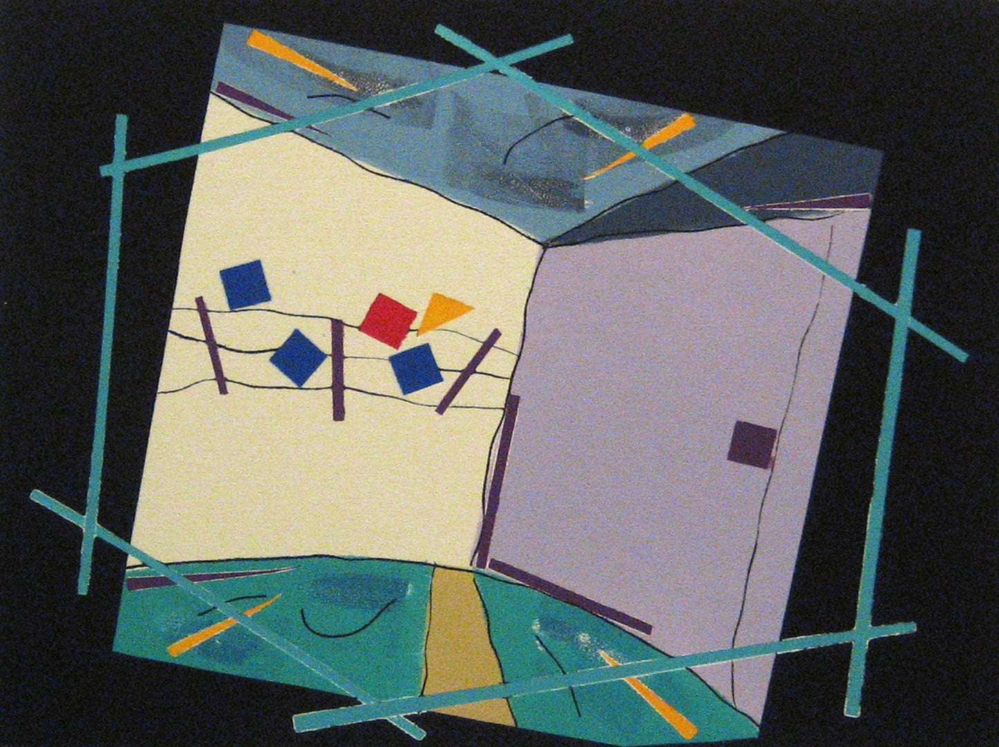 Paul Taylor Walking on the Line III Art Works Gallery